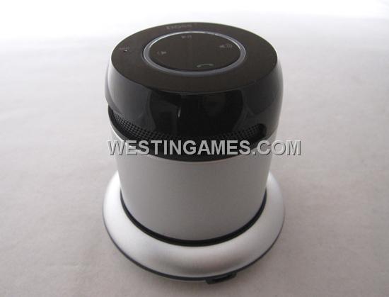 DOSS Mini Stereo Bluetooth Portable Speaker Smart Voice Air Bass for iPhone/iPad/HTC/Samsung -Silver