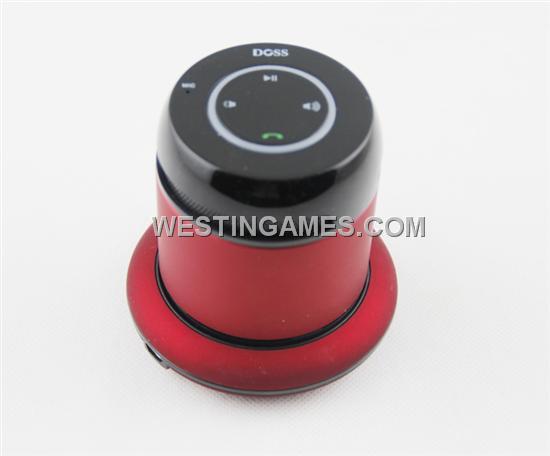 DOSS Mini Stereo Bluetooth Portable Speaker Smart Voice Air Bass for iPhone/iPad/HTC/Samsung - Red
