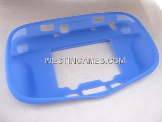 Protective Silicon Case for Wii U GamePad Controller - Blue