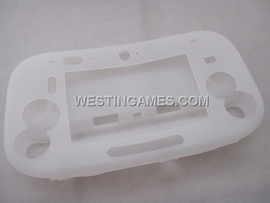 Complete Protective Silicon Case for WII U Gamepad Controller - White
