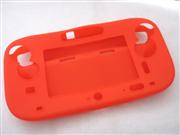 Complete Protective Silicon Case for WII U Gamepad Controller - Red