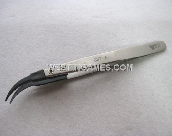 BST-7A Anti-Static Anti-Acid and Non-magnetic Straight Curved Tweezers
