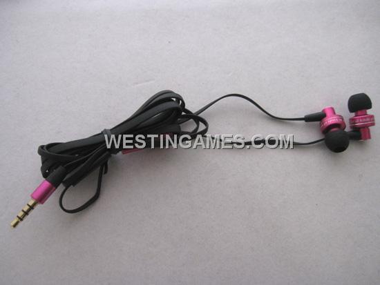 AWEI ES900i Stylish In-Ear Earphone w/ Microphone for Mobile Phone/ iPod/ iPhone/ iPad/ MP3 - Pink 03