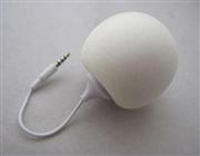 Mini Ball Speaker Audio Dock With 3.5mm Audio Jack For iPhone iPod iPad Samsung PC - White 02