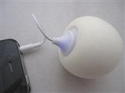 Mini Ball Speaker Audio Dock With 3.5mm Audio Jack For iPhone iPod iPad Samsung PC - White 04