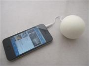 Mini Ball Speaker Audio Dock With 3.5mm Audio Jack For iPhone iPod iPad Samsung PC - White 05