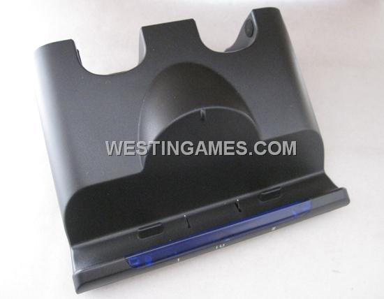 2 in 1 Dual Controller Charging Station for WII & WII U Gamepad - Black