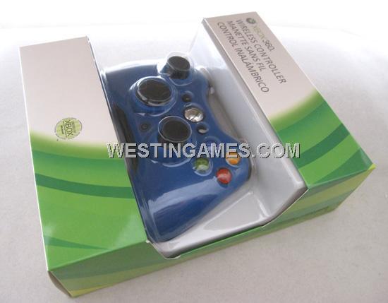 2.4Ghz Wireless Controller Jaypad for Microsoft XBOX360 Slim - Blue