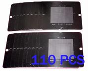110PCS BGA Reballing Stencil Templates Kit 90x90 for Laptop/ PS3/ XBOX360/ WII