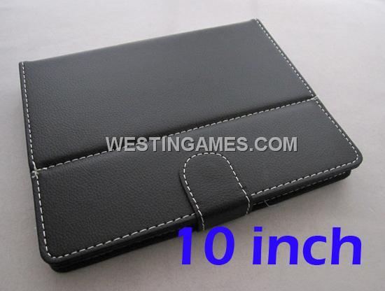 10 inch Universal PU Leather Case with Clip for Tablet PC - 3 Colors