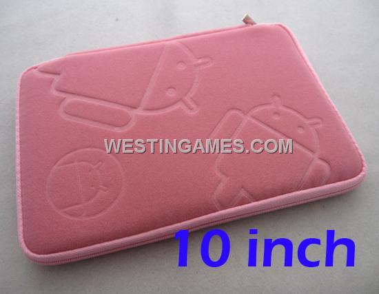 10 inch Soft Portable Android Robot Pattern Case Pouch for Tablet PC - 3 Colors