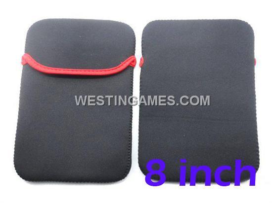8 inch Universal Soft Sleeve Protection Bag for Tablet PC - Black