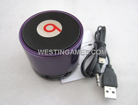 S10 Monster Beats by Dr Dre Mini Bluetooth Speaker Beatbox - Purple