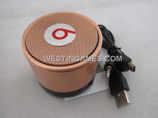 S10 Monster Beats by Dr Dre Mini Bluetooth Speaker Beatbox - Bronze