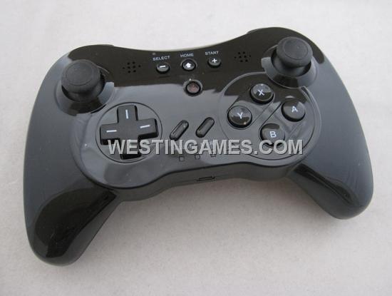 Pro Controller U Wireless 3-In-1 Rerto Controller for WII WII U Android - Black