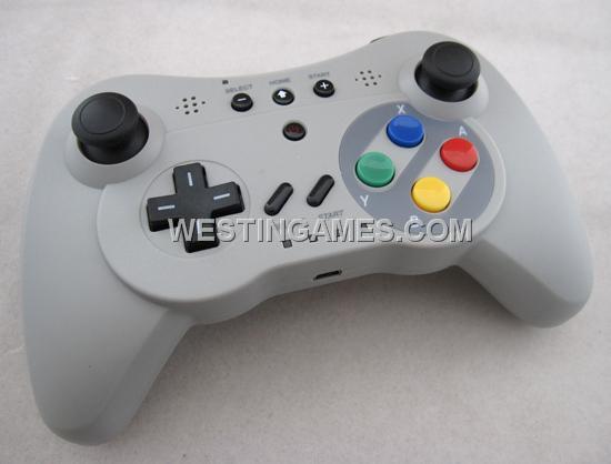 Pro Controller U Wireless 3-In-1 Rerto Controller for WII WII U Android - Grey #1