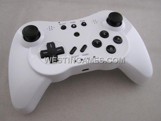 Pro Controller U Wireless 3-In-1 Rerto Controller for WII WII U Android - White