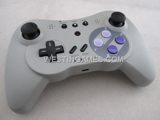 Pro Controller U Wireless 3-In-1 Rerto Controller for WII WII U Android - Grey #2