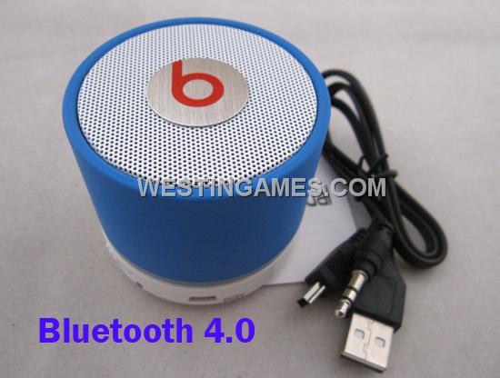 S11 New Bluetooth 4.0 Beats by Dr Dre Mini Bluetooth Speaker Beatbox HD - Blue