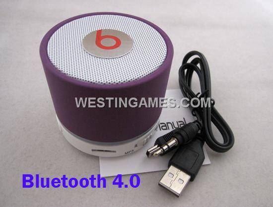 S11 New Bluetooth 4.0 Beats by Dr Dre Mini Bluetooth Speaker Beatbox HD - Matt Purple