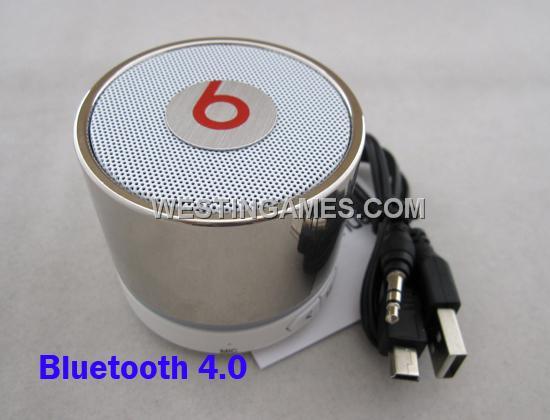 S11 New Bluetooth 4.0 Beats by Dr Dre Mini Bluetooth Speaker Beatbox HD - Chrome Silver