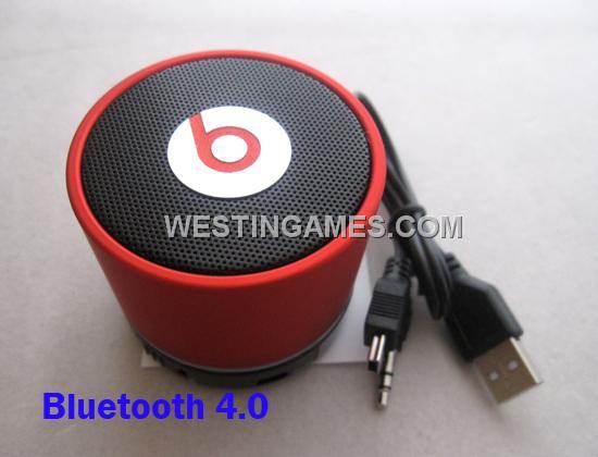 S11 New Bluetooth 4.0 Beats by Dr Dre Mini Bluetooth Speaker Beatbox HD - Matt Red