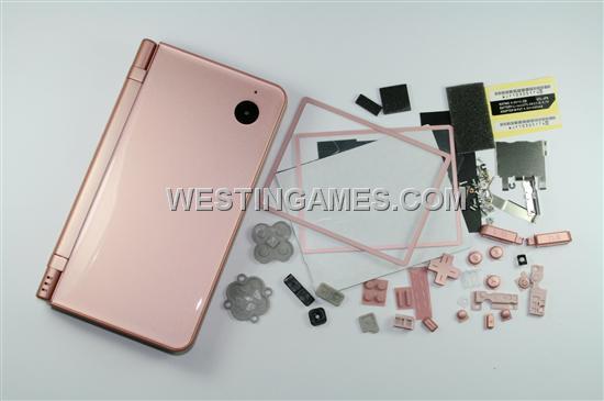 Replacement Housing Shell Case for NDSI LL/XL - Rose Red