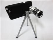 12X Zoom Metal Telescope Camera Lens Kit Magnifier + Tripod Stand + Case for Galaxy Note 2 N7100