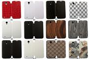 Leather Skin Housing Battery Cover and Front Case for Samsung Galaxy S IV S4 i9500 -12 Themes