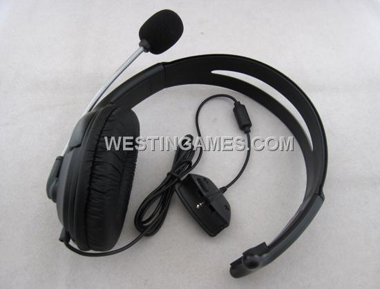 New Gaming Headset Headphone w/ Microphone for XBOX360 Live - Black