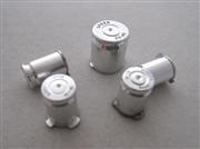 Xbox 360 Controller 9mm ABXY + Guide Bullet Button Mod Kit - Silver