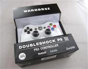 Zm390 Wireless Bluetooth V3.0 DoubleShock Controller for PS3 / PS3 Slim - White