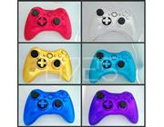 New Mirror Chrome Housing Case w/ Rotating D-Pad for XBOX360 & Slim Wireless Controller - 6 Colors