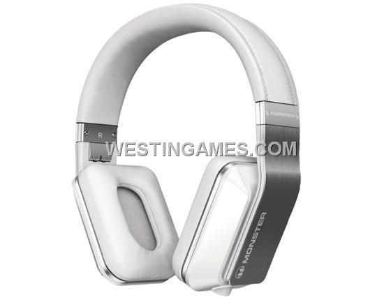 Over-Ear w/ Controltalk Noise Cancelling Headphones for Monster Inspiration - White