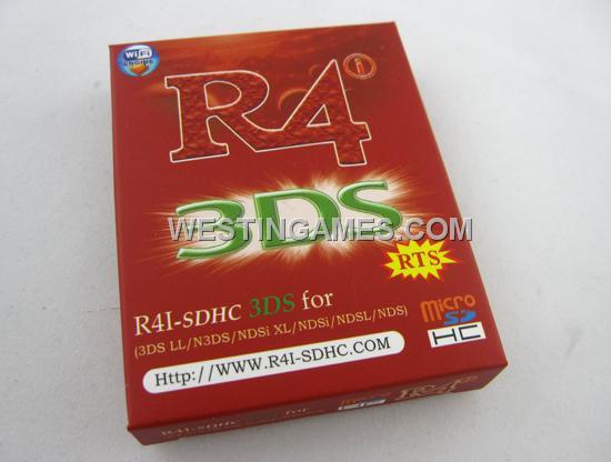 R4I-SDHC RTS Flash Card Red for NDSL/DSi/DSixl/3DS (Small Packing)