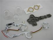 LED Lighting Thumbstick & Home Button Mod Kit with Clear Cap/Button for XBOX360 & Slim Controller