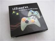 LED Lighting Thumbstick & Home Button Mod Kit with Clear Cap/Button for XBOX360 & Slim Controller 05
