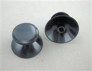 Replacement Aluminum Alloy 3D Thumbstick Cover Caps for Xbox360 Controller -Brilliant Black (2 PCS)