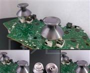 Replacement Aluminum Alloy 3D Thumbstick Cover Caps for Xbox360 Controller -Brilliant Black (2 PCS) 04