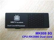 MK808 Dual Core Android 4.1 mini pc Smart TV BOX RK3066 Cortex-A9 Rom 8GB