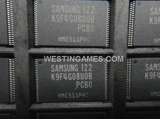 Samsung Nand Flash 512MB Memory K9F4G08U0B-PCBO IC Chip for XBOX360 Jasper (Pulled)