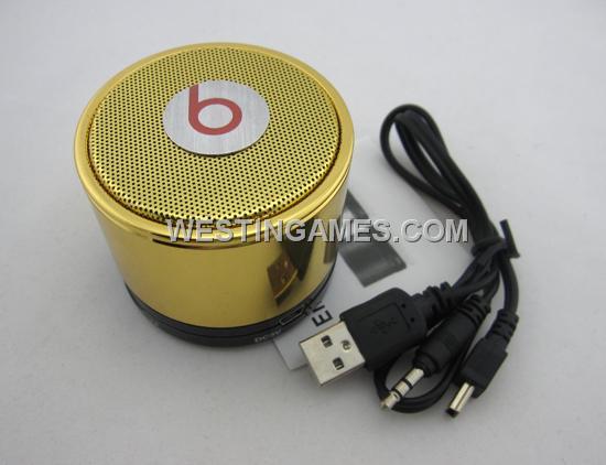 S10 Mini Bluetooth Speaker Beatbox for Monster Beats by Dr Dre - Gold