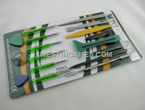 17-in-1 BST-602 Professional Repairing Tool Kit for iPhone / iPad / HTC/ Samsung/Other Mobile Phone