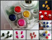 Metal 9mm ABXY + Guide Bullet Button Mod Kit for XBOX360 & Slim Controller- Colorful 05