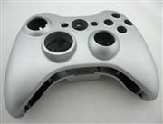 Replacement Original Top and Bottom Cover Case for XBOX360 & Slim Wireless Controller - Silver