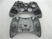 Replacement Original Top and Bottom Cover Case for XBOX360 & Slim Wireless Controller - Silver 05