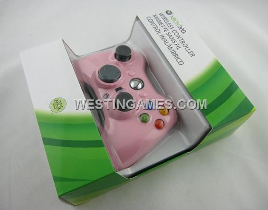 2.4Ghz Wireless Controller Jaypad for Microsoft XBOX360 Slim - Pink
