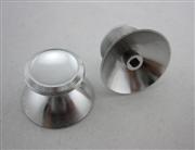 Replacement Aluminum Alloy Joystick 3D Thumbstick Caps for Xbox360 Controller - Silver (2 PCS)