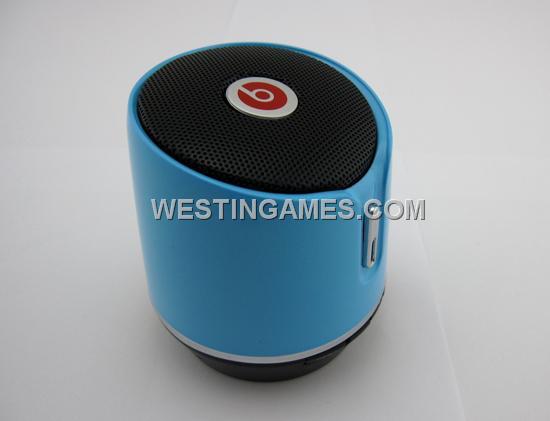 S05B Wireless Bluetooth 3.0 Mini Bluetooth HD Speaker Suppot Micro SD for Beats by Dr Dre - Blue