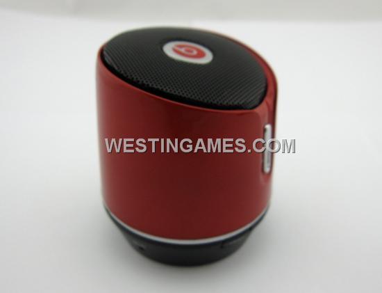 S05B Wireless Bluetooth 3.0 Mini Bluetooth HD Speaker Suppot Micro SD for Beats by Dr Dre - Red